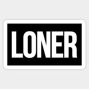 LONER Sticker